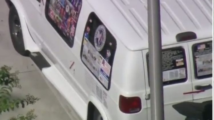 Bomb suspect's van
