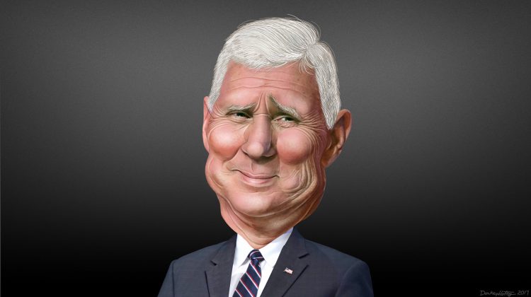 Mike Pence by DonkeyHotey